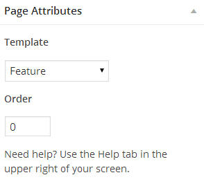 Page Attributes